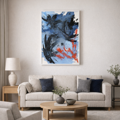'Reflecting about today' (Leinwandbild) | (Canvas painting) | Thomas Krieber, München, 2026 #003