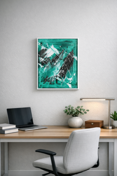 'Reflecting about today' (Leinwandbild) | (Canvas painting) | Thomas Krieber, München, 2026 #005