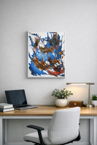 'Reflecting about today' (Leinwandbild) | (Canvas painting) | Thomas Krieber, München, 2026 #006